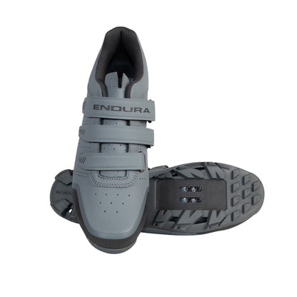 Pewter Grey - Side - Endura Mens Hummvee Xc Shoes