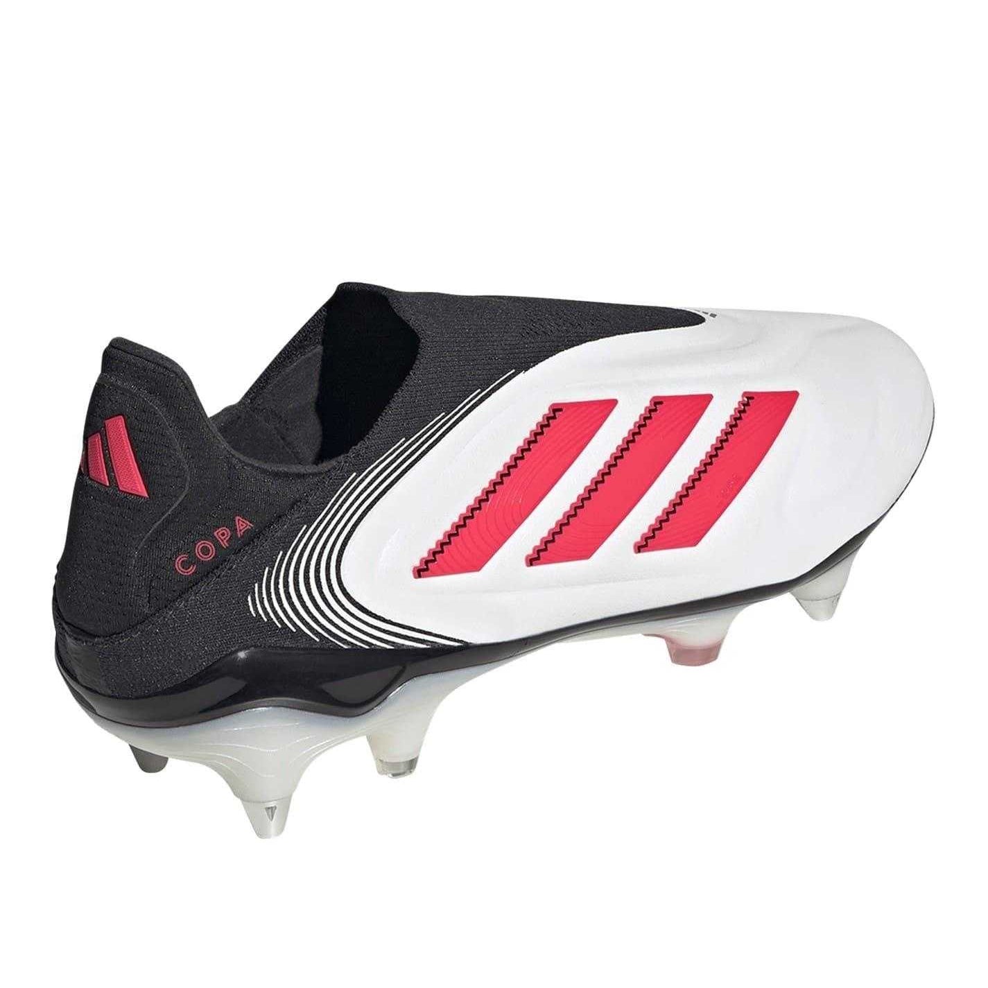 White-Red-Black - Back - Adidas Mens Copa Pure 3 Elite Calf Leather Soft Ground Football Boots