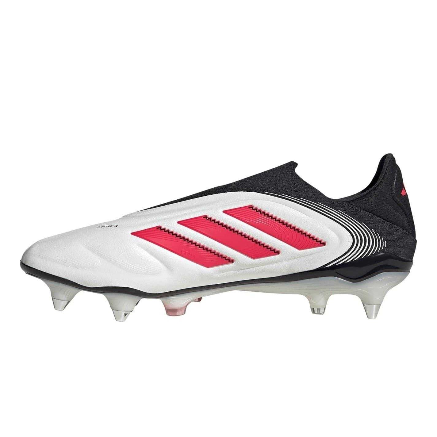 White-Red-Black - Side - Adidas Mens Copa Pure 3 Elite Calf Leather Soft Ground Football Boots