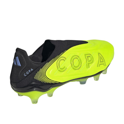 Blue-Lemon - Back - Adidas Mens Copa Pure 3 Elite Calf Leather Soft Ground Football Boots