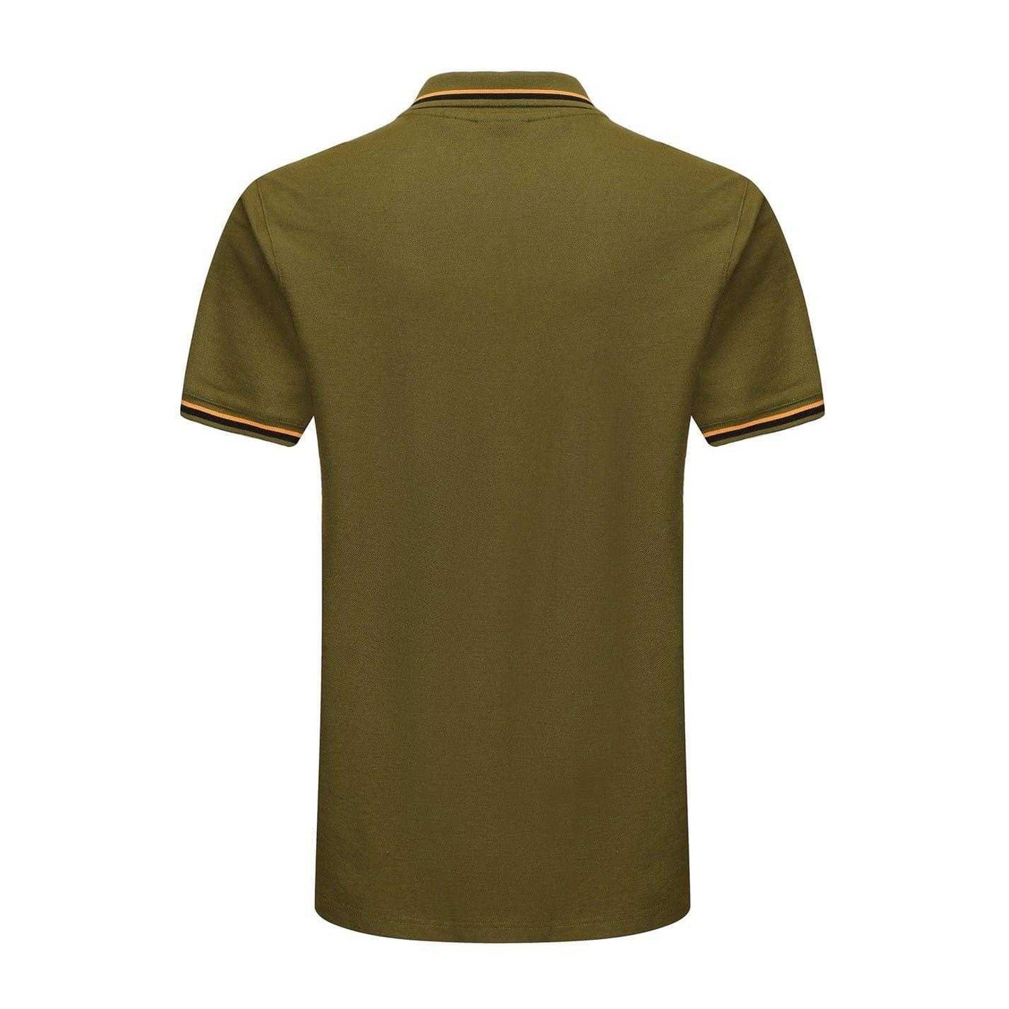 Khaki - Back - Slazenger Mens Contrast Tipped Polo Shirt