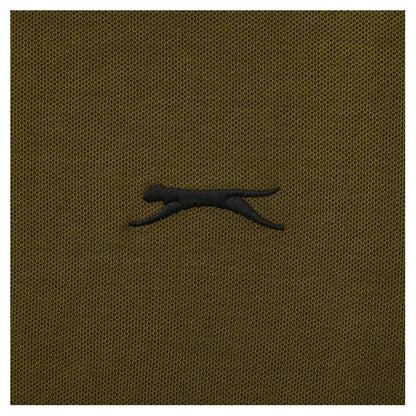 Khaki - Lifestyle - Slazenger Mens Contrast Tipped Polo Shirt