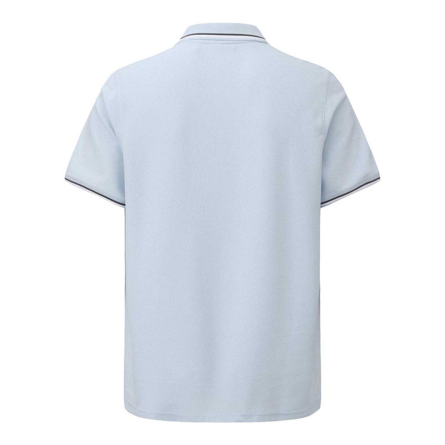 Light Blue - Back - Slazenger Mens Contrast Tipped Polo Shirt