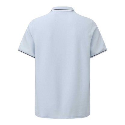 Light Blue - Back - Slazenger Mens Contrast Tipped Polo Shirt