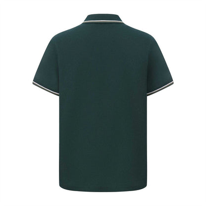 Light Green - Back - Slazenger Mens Contrast Tipped Polo Shirt