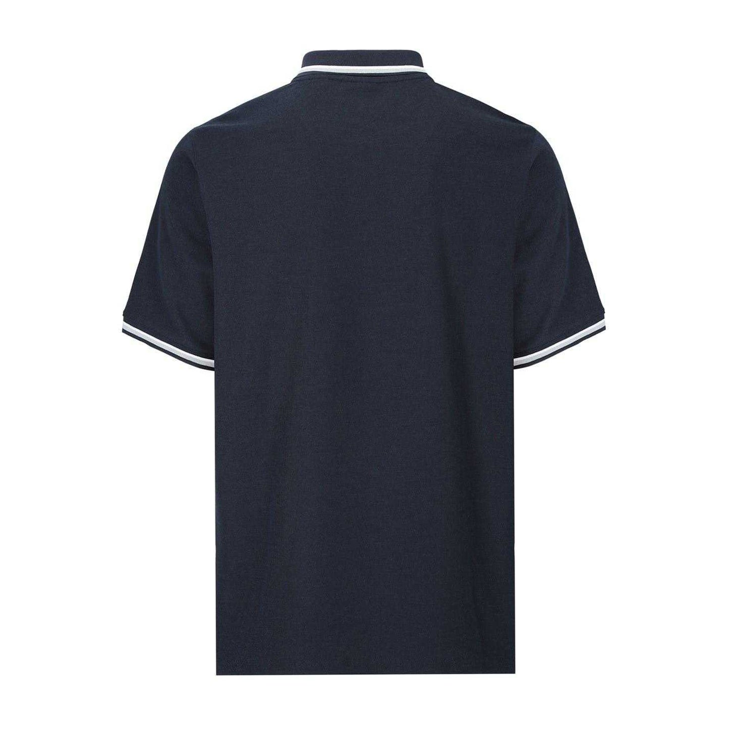 Navy - Back - Slazenger Mens Contrast Tipped Polo Shirt