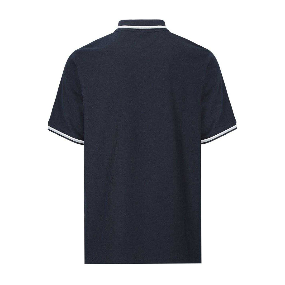 Navy - Back - Slazenger Mens Contrast Tipped Polo Shirt