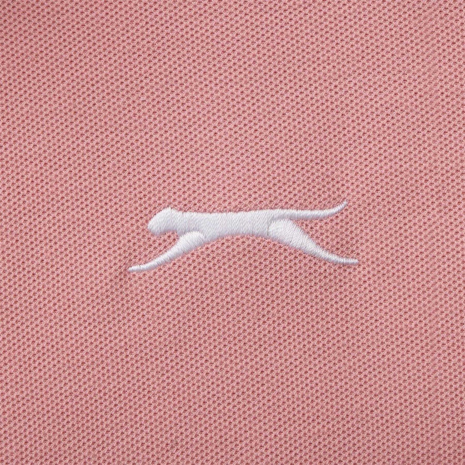 Pink - Lifestyle - Slazenger Mens Contrast Tipped Polo Shirt