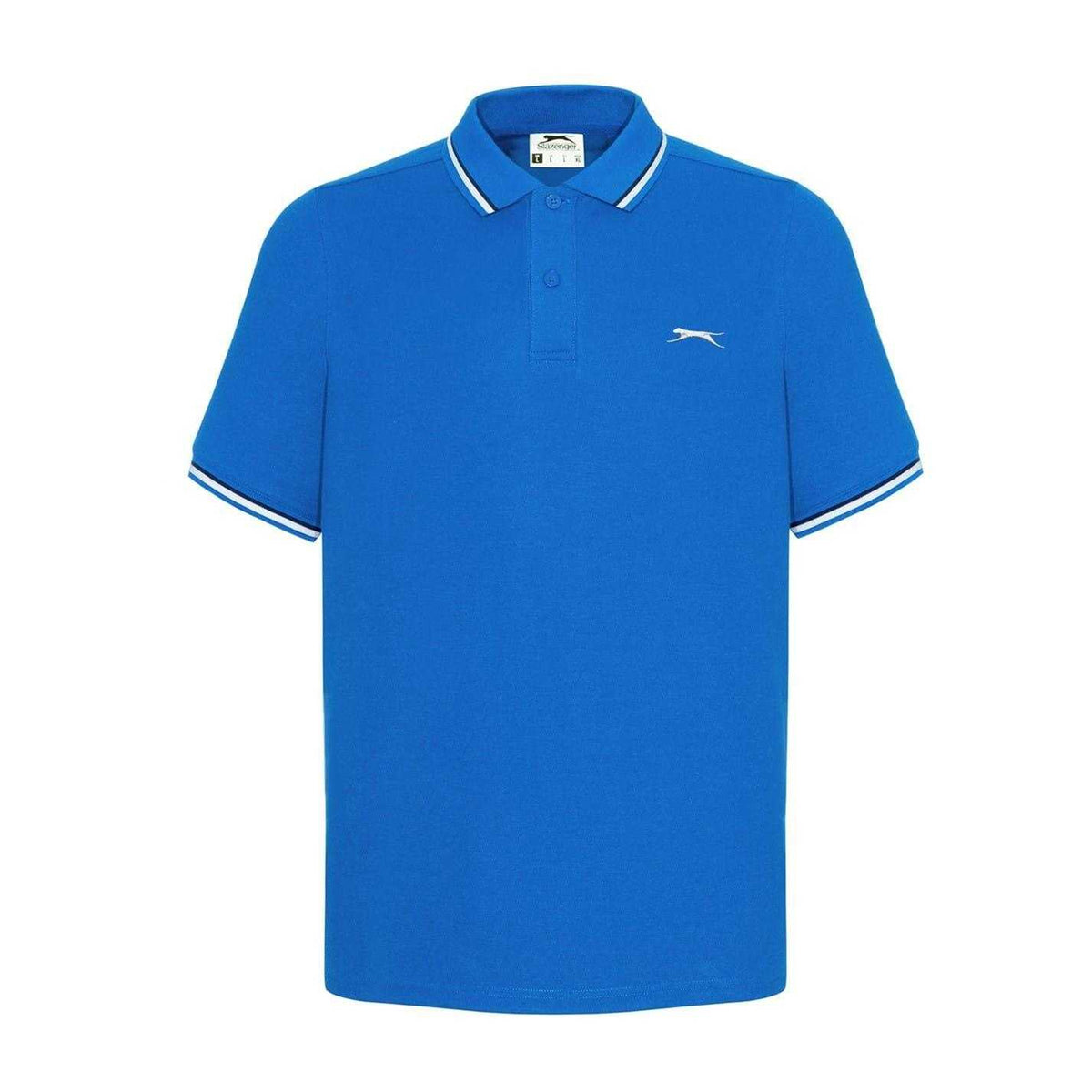 Royal Blue - Front - Slazenger Mens Contrast Tipped Polo Shirt