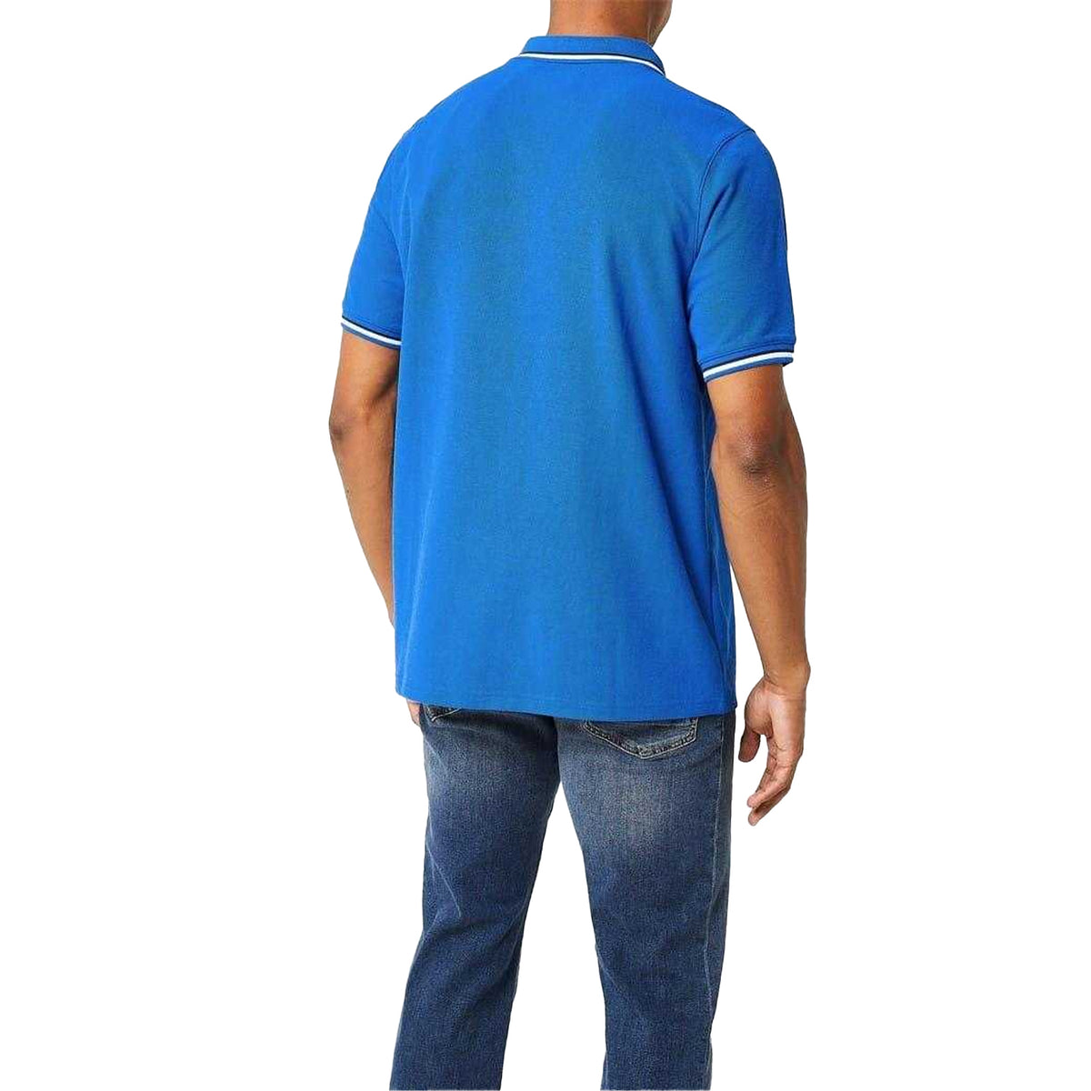 Royal Blue - Back - Slazenger Mens Contrast Tipped Polo Shirt