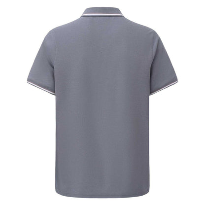 Slate Grey - Back - Slazenger Mens Contrast Tipped Polo Shirt