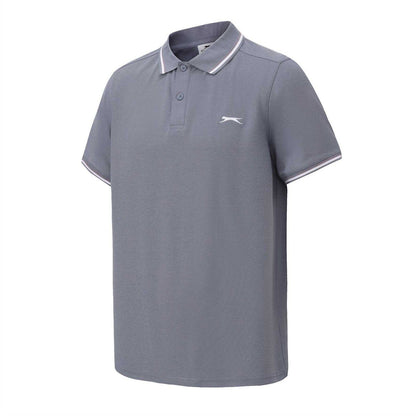 Teal Blue - Front - Slazenger Mens Contrast Tipped Polo Shirt