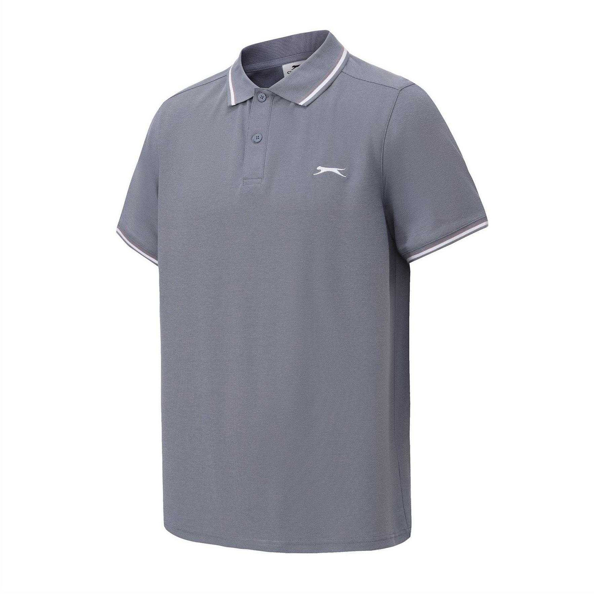 Teal Blue - Front - Slazenger Mens Contrast Tipped Polo Shirt