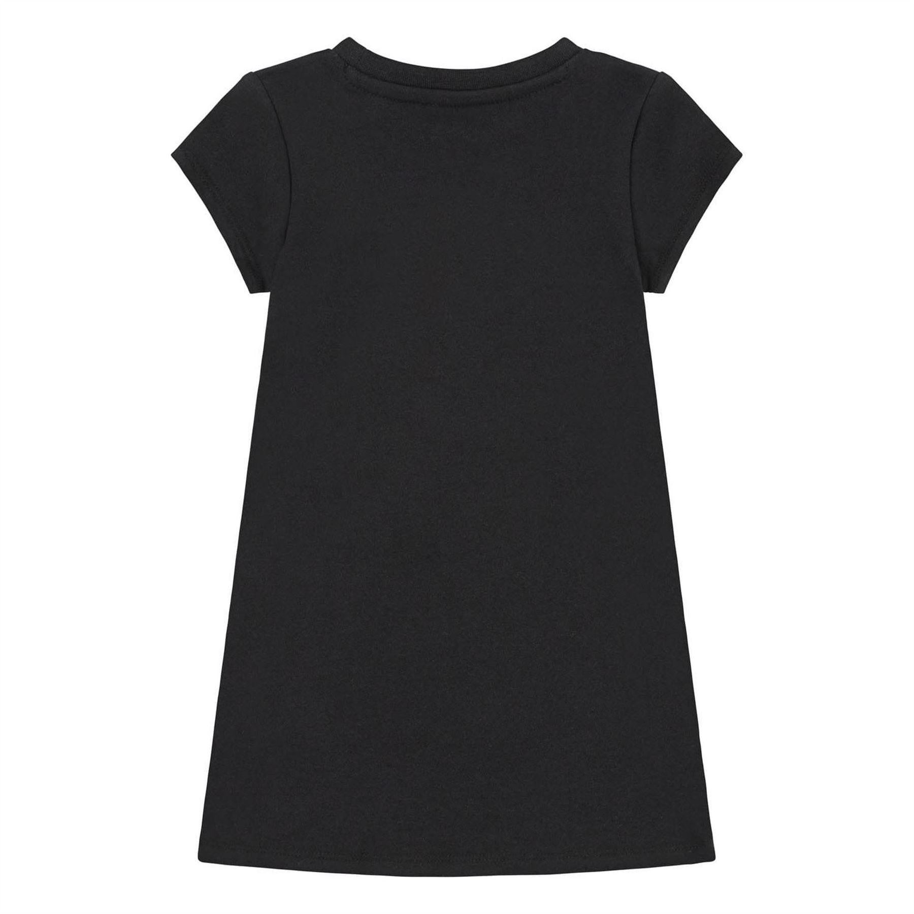 Black - Back - Nike Girls Club Lightweight Dress
