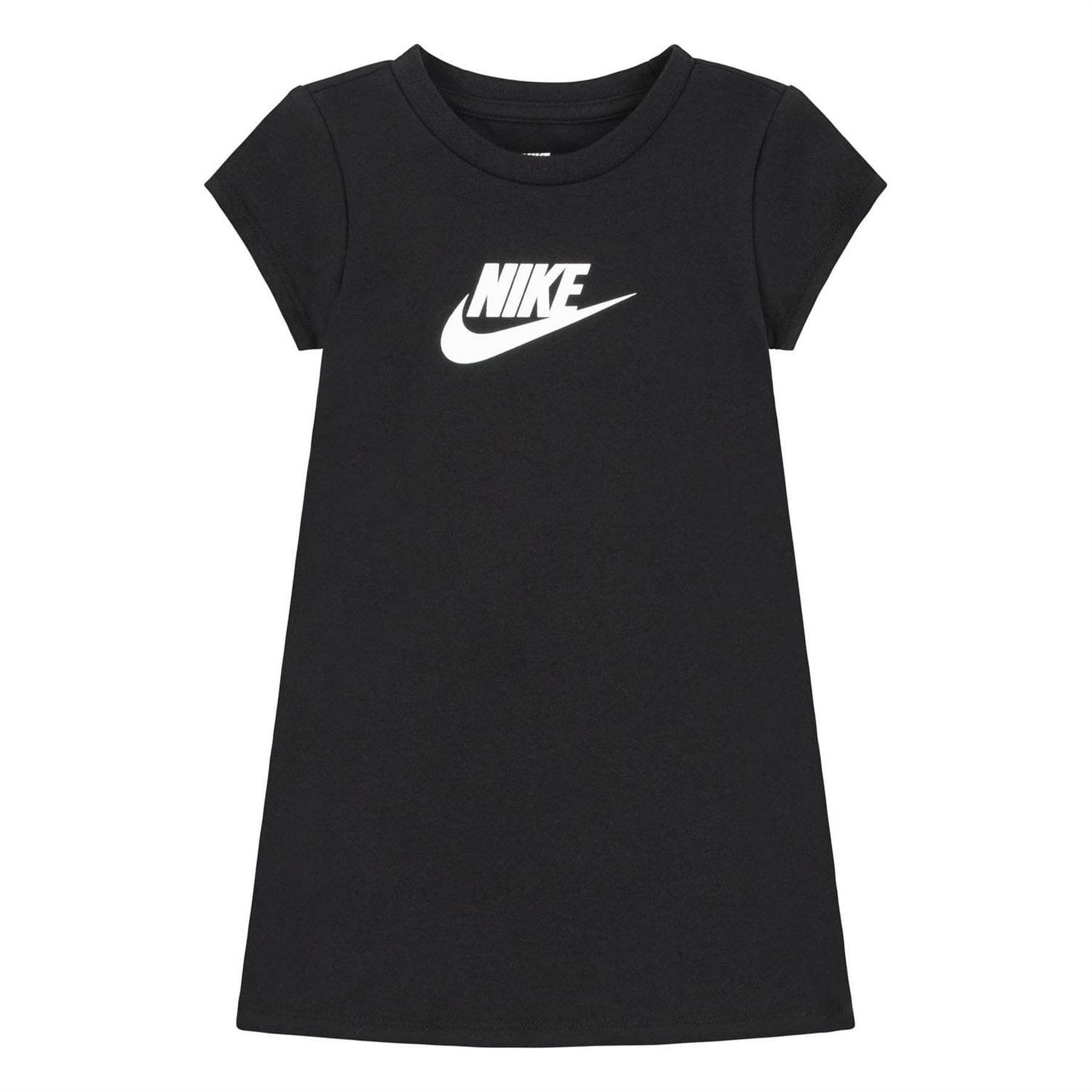 Black - Front - Nike Girls Club Lightweight Dress