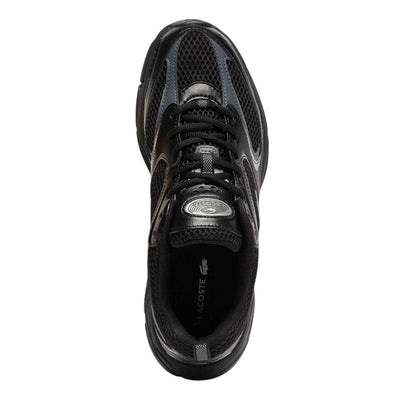 Black - Side - Lacoste Mens Storm 96 2K Cushioned Flat Trainers