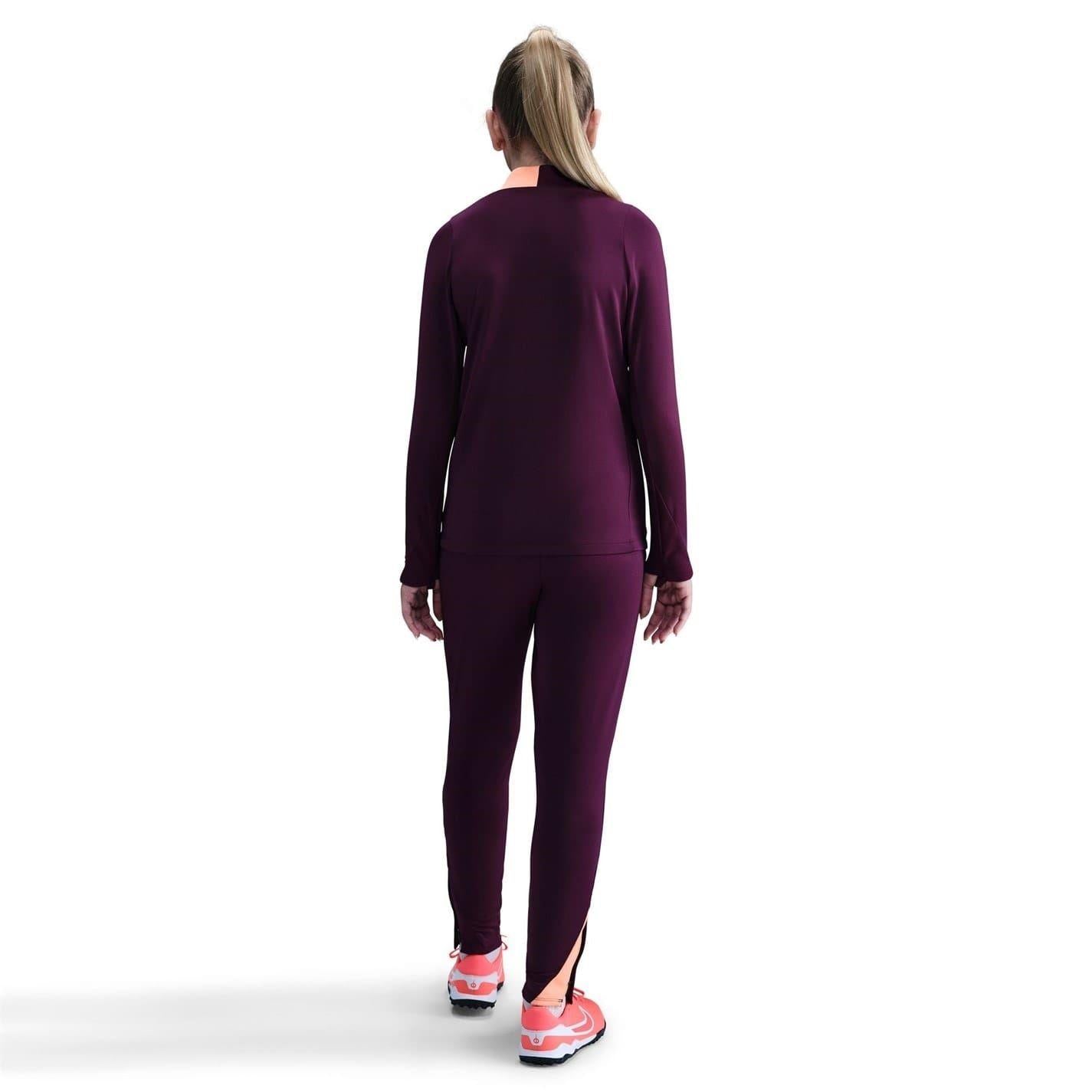 Bordeaux - Lifestyle - Nike Childrens-Kids Strike Swoosh Quarter Zip Drill Top