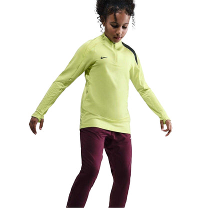 Limelight Yellow - Lifestyle - Nike Childrens-Kids Strike Swoosh Quarter Zip Drill Top
