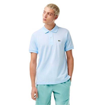 Light Blue - Side - Lacoste Mens Classic Short-Sleeved Polo Shirt