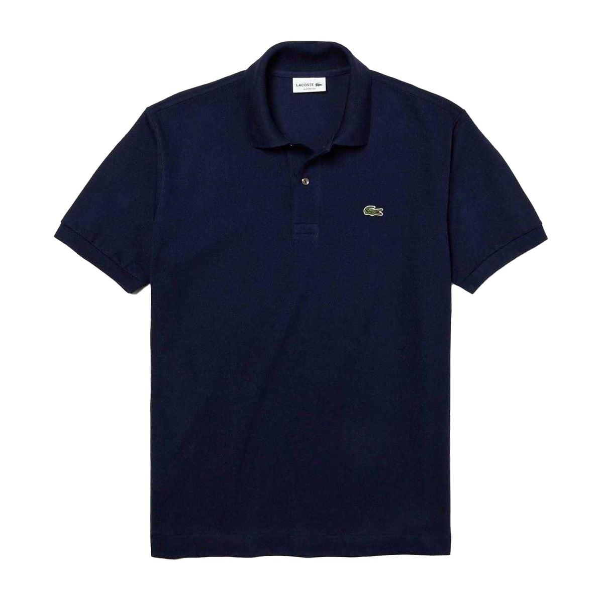 Navy - Front - Lacoste Mens Classic Short-Sleeved Polo Shirt