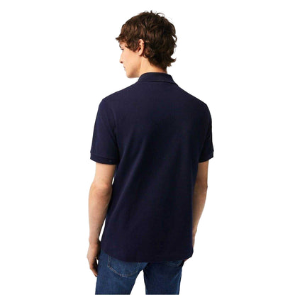 Navy - Back - Lacoste Mens Classic Short-Sleeved Polo Shirt