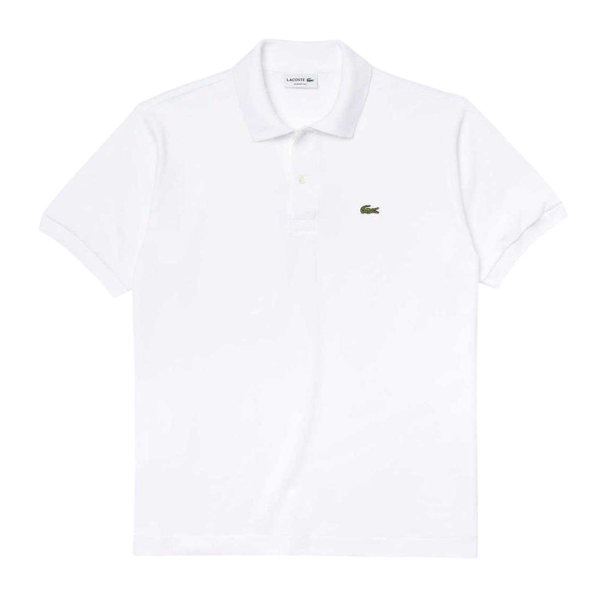 White - Front - Lacoste Mens Classic Short-Sleeved Polo Shirt