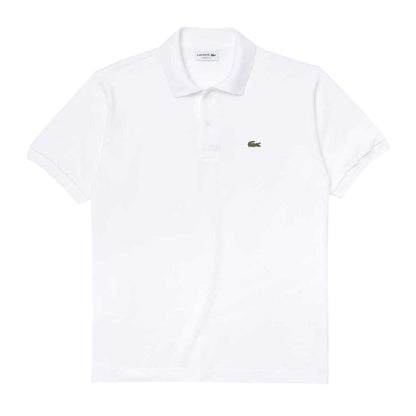 White - Front - Lacoste Mens Classic Short-Sleeved Polo Shirt