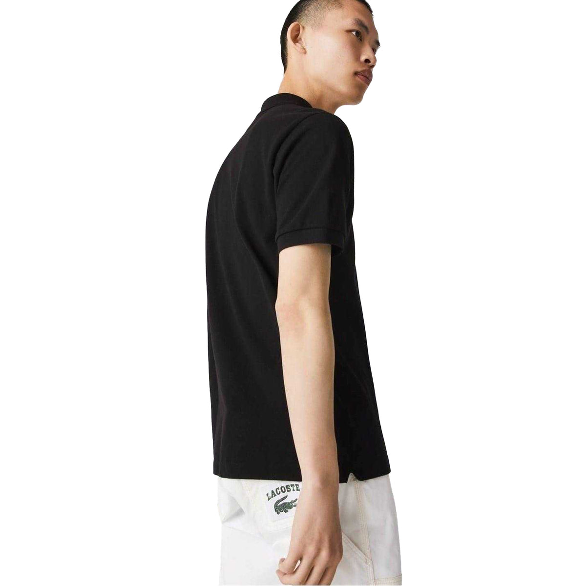 Black - Back - Lacoste Mens Classic Short-Sleeved Polo Shirt