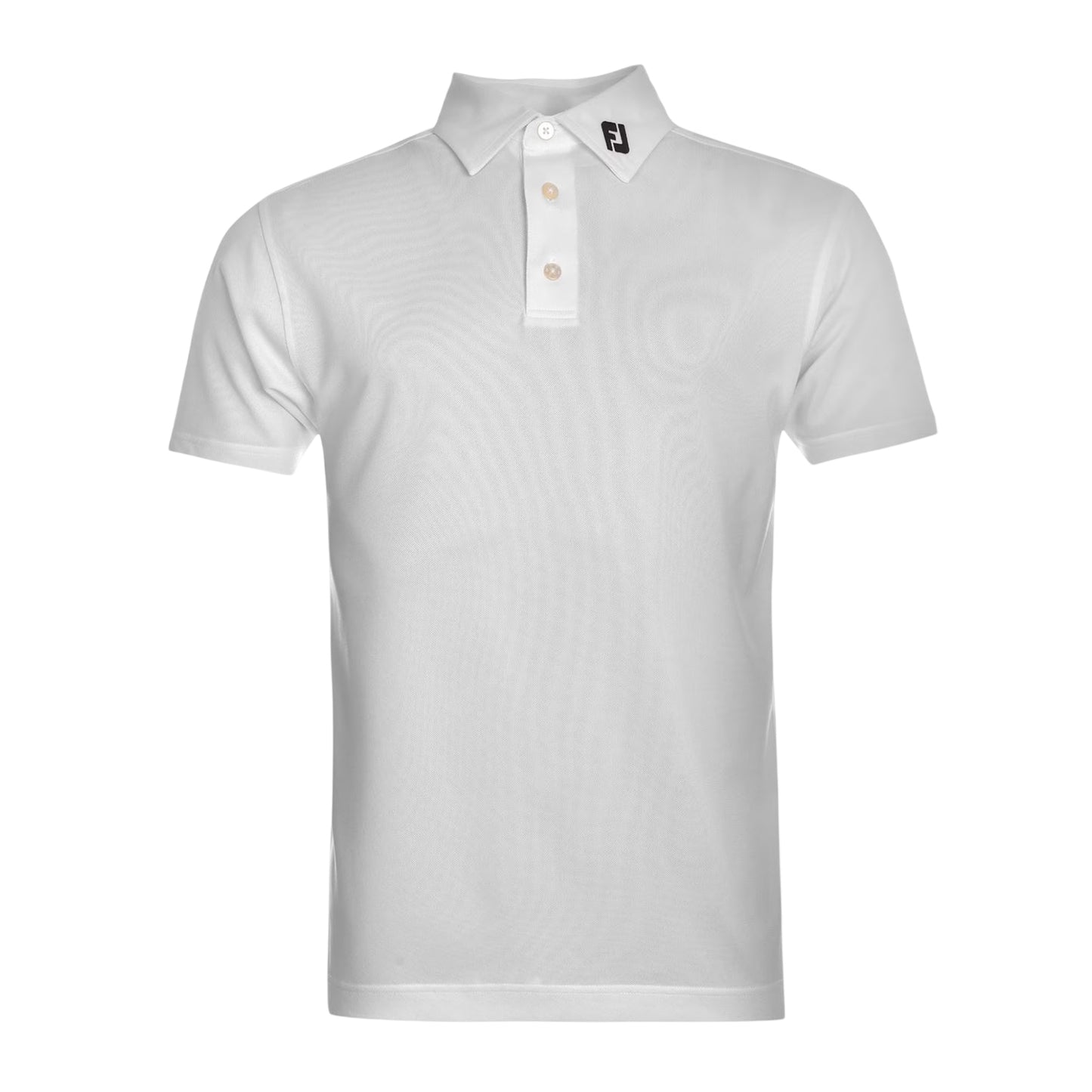 White - Front - FootJoy Mens Logo Polo Shirt