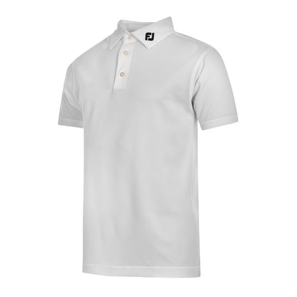 White - Side - FootJoy Mens Logo Polo Shirt