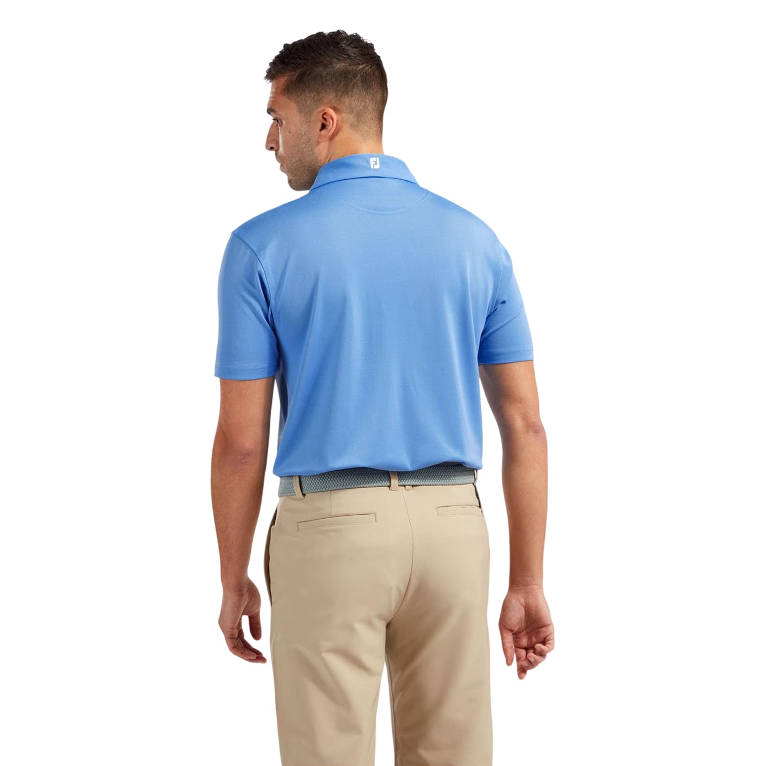 Light Blue - Back - FootJoy Mens Logo Polo Shirt