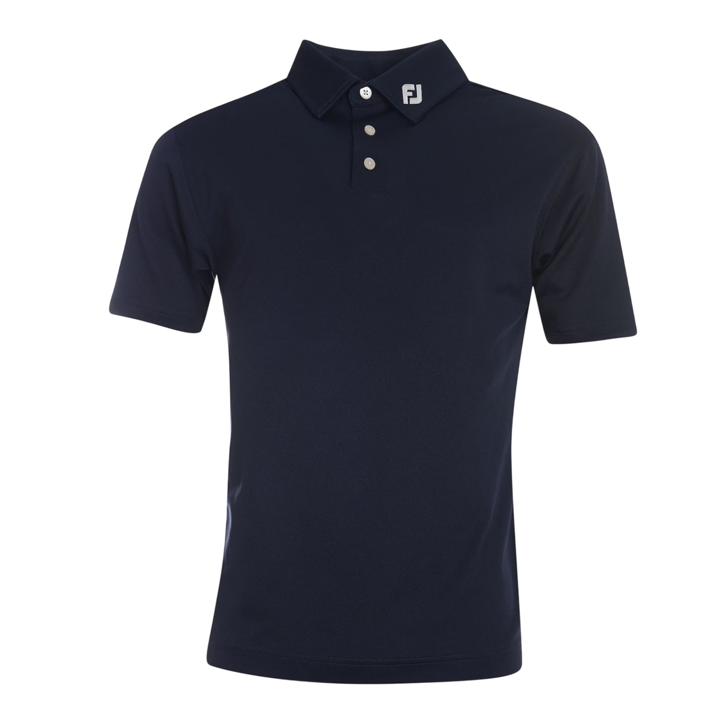 Navy - Front - FootJoy Mens Logo Polo Shirt