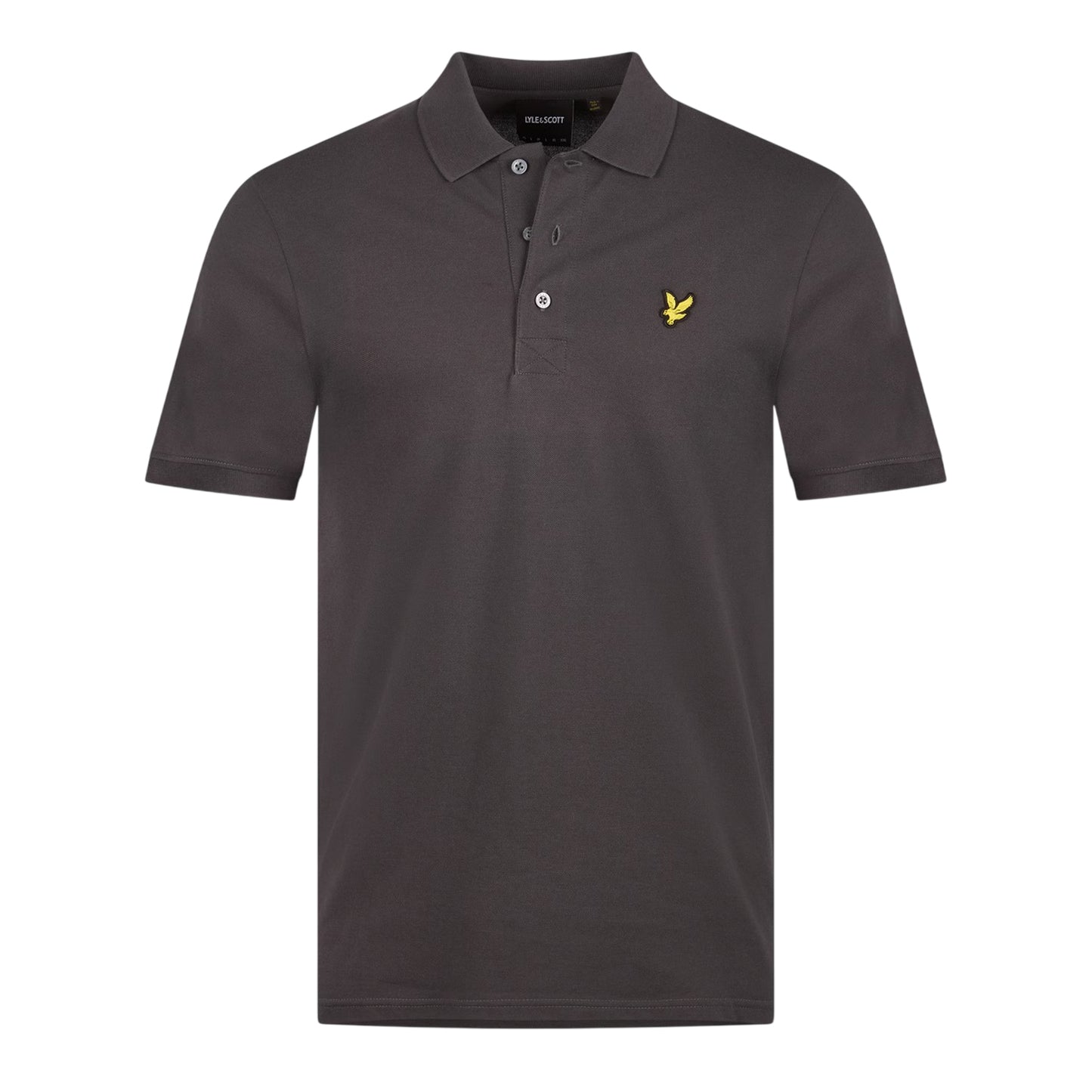 Gunmetal - Front - Lyle & Scott Mens Short-Sleeved Polo Shirt
