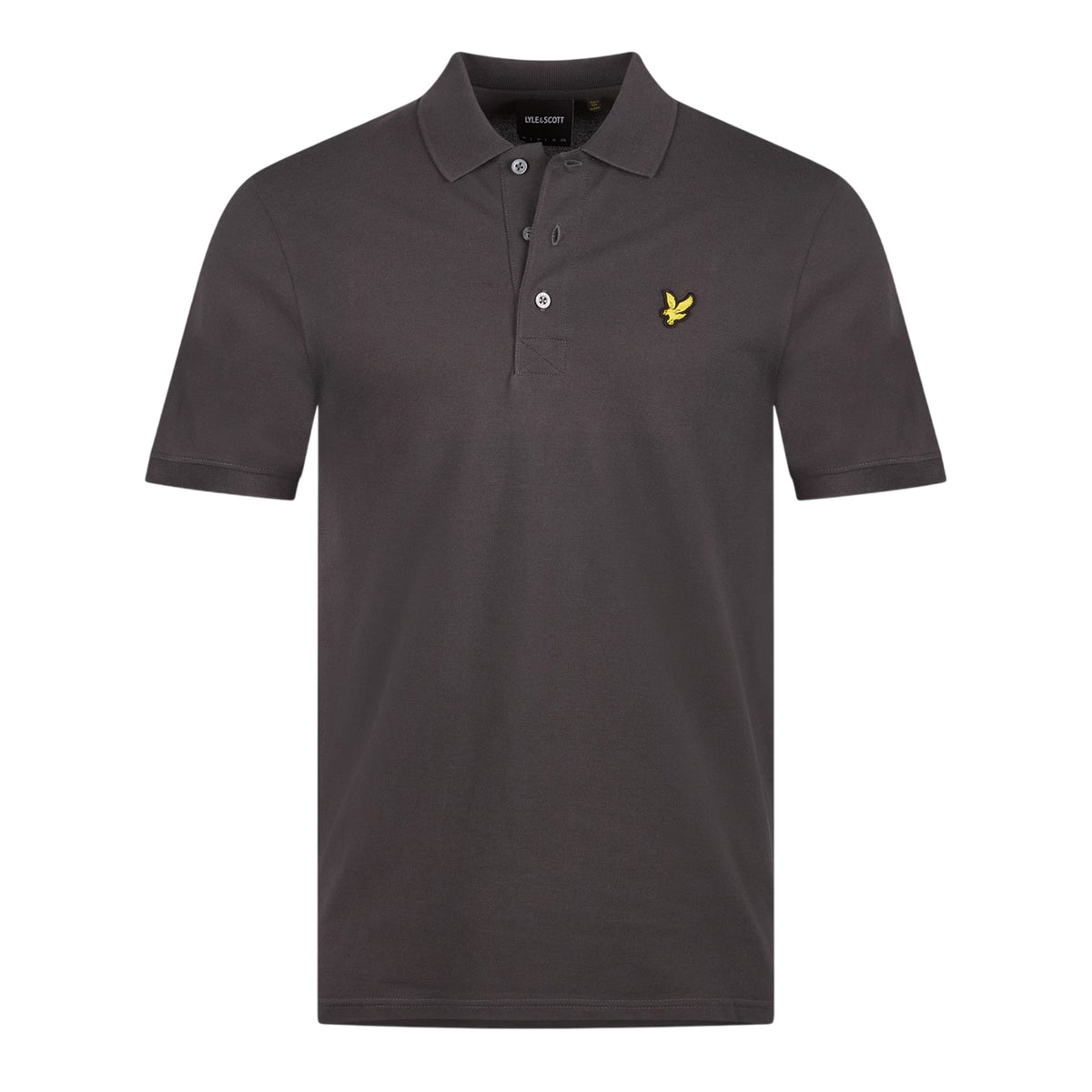 Gunmetal - Front - Lyle & Scott Mens Short-Sleeved Polo Shirt