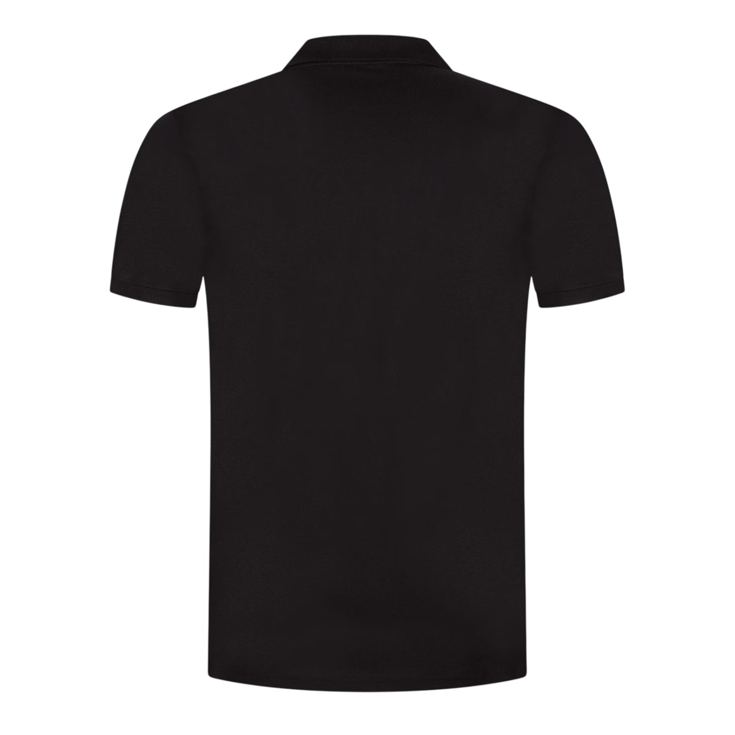 Jet Black - Back - Lyle & Scott Mens Short-Sleeved Polo Shirt