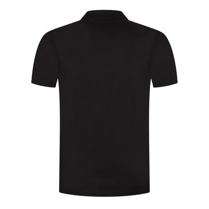 Jet Black - Back - Lyle & Scott Mens Short-Sleeved Polo Shirt