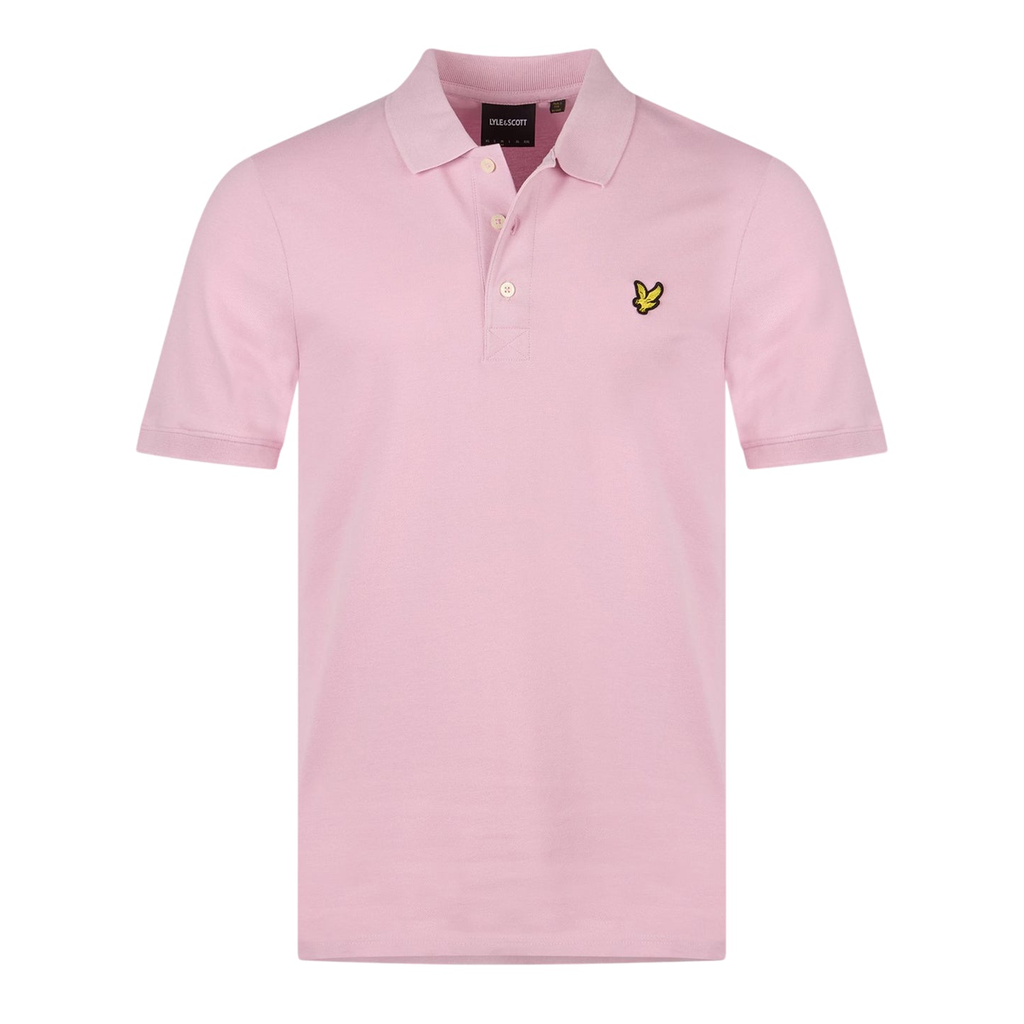 Light Pink - Front - Lyle & Scott Mens Short-Sleeved Polo Shirt