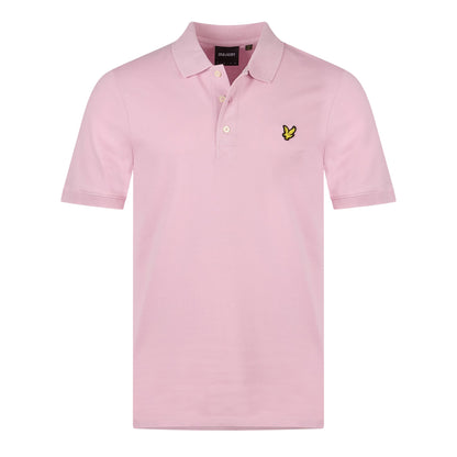 Light Pink - Front - Lyle & Scott Mens Short-Sleeved Polo Shirt