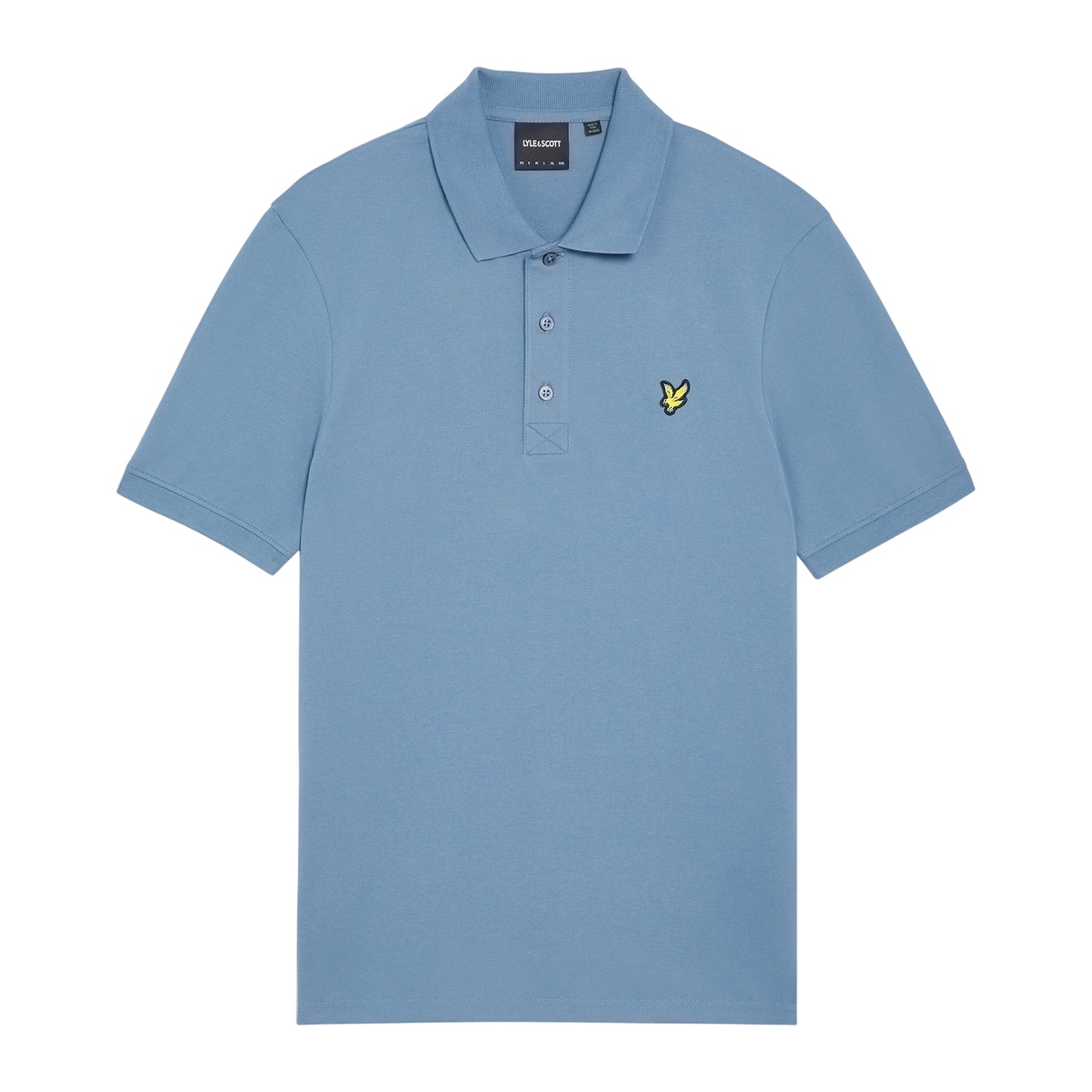 Ocean Sky - Front - Lyle & Scott Mens Short-Sleeved Polo Shirt