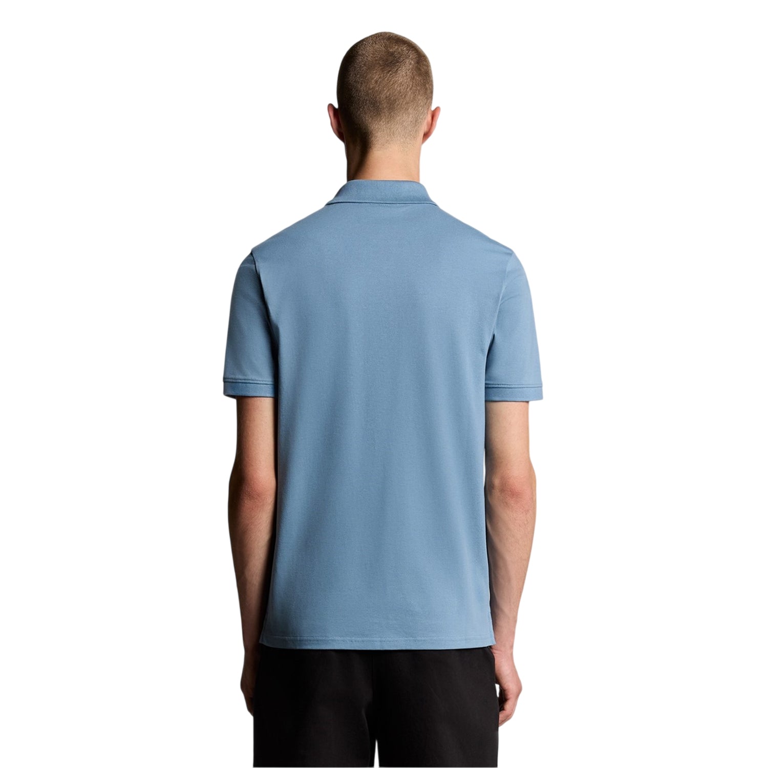 Ocean Sky - Back - Lyle & Scott Mens Short-Sleeved Polo Shirt