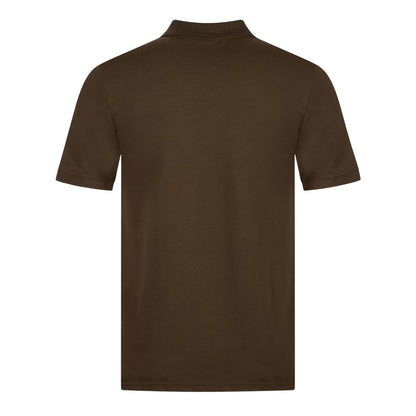 Olive - Back - Lyle & Scott Mens Short-Sleeved Polo Shirt