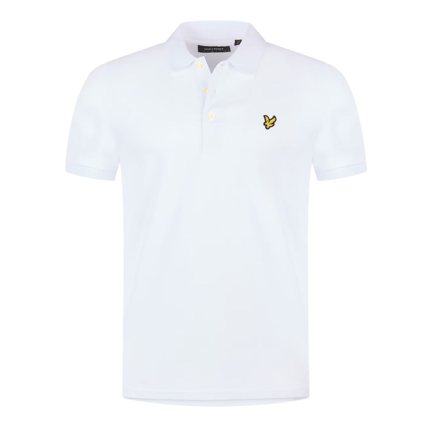 White - Front - Lyle & Scott Mens Short-Sleeved Polo Shirt