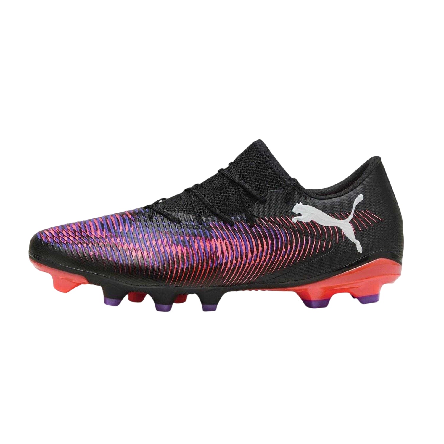 Black-Purple - Back - Puma Mens Future 8 Match Artificial Ground Football Boots