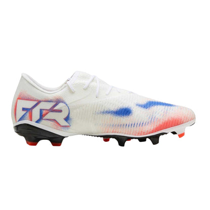 White-Black-Red - Front - Puma Mens Future 8 Match Artificial Ground Football Boots