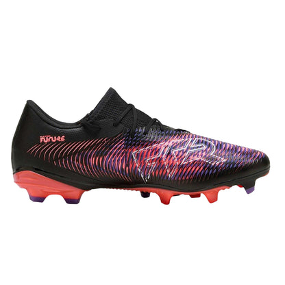 Black-Purple - Front - Puma Mens Future 8 Match Artificial Ground Football Boots