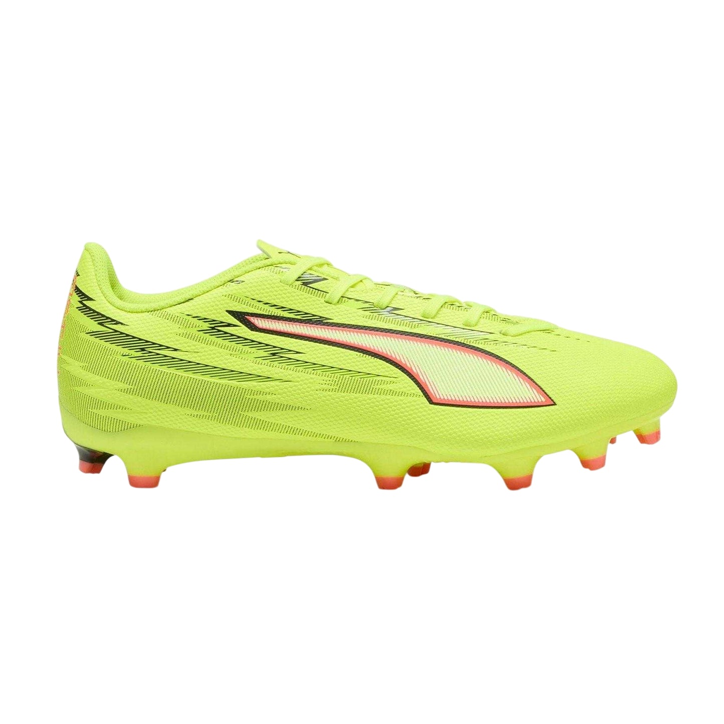 Yellow-Black - Front - Puma Mens Ultra Play Firm Ground Football Boots
