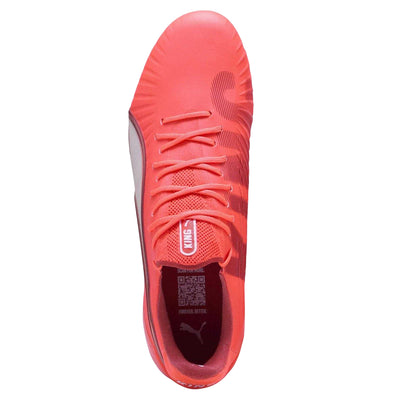 Glowing Red - Side - Puma Mens King Ultimate Synthetic Soft Ground Football Boots