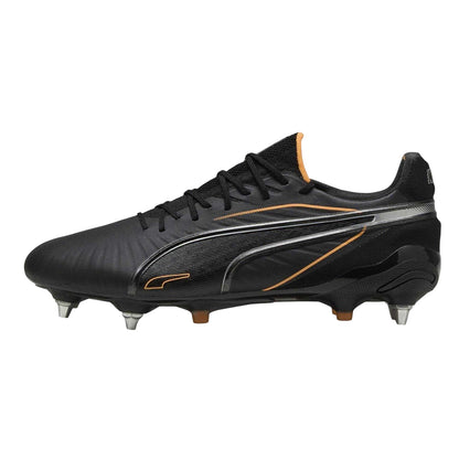 Puma Black - Back - Puma Mens King Ultimate Synthetic Soft Ground Football Boots