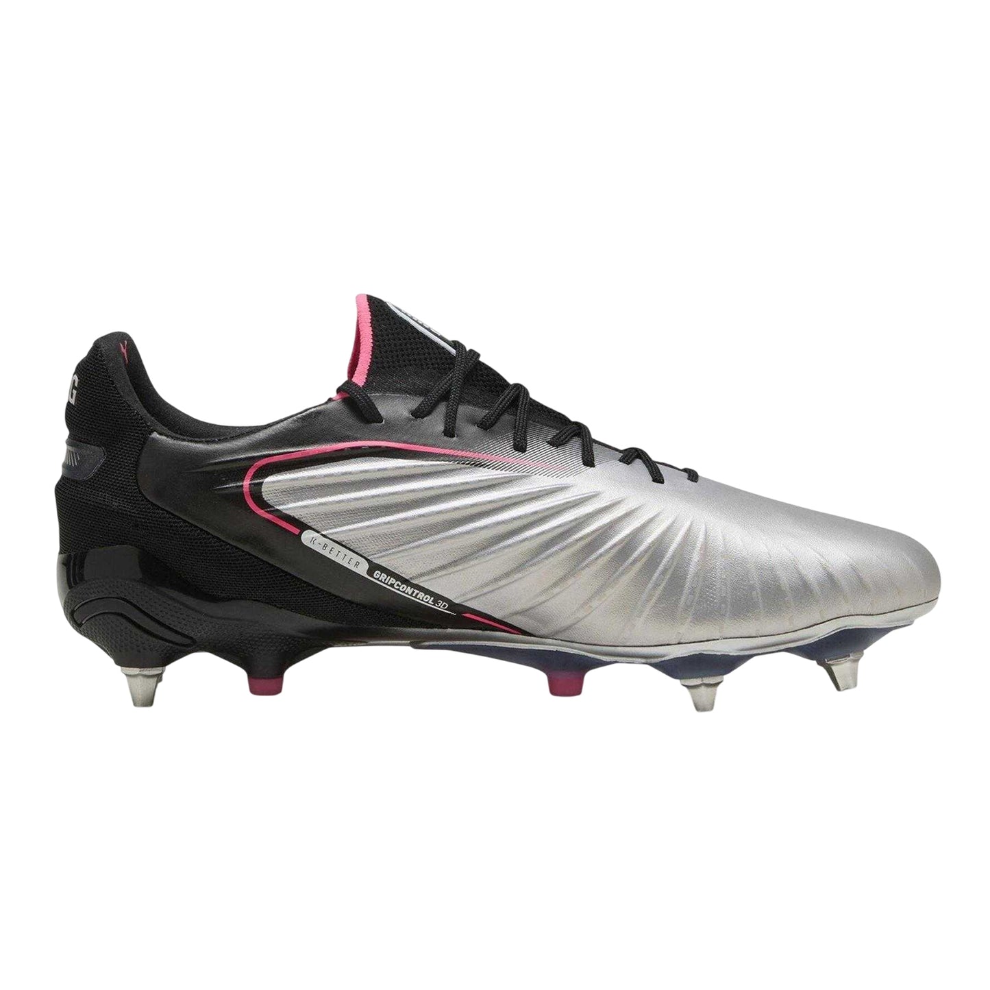 Silver - Front - Puma Mens King Ultimate Synthetic Soft Ground Football Boots