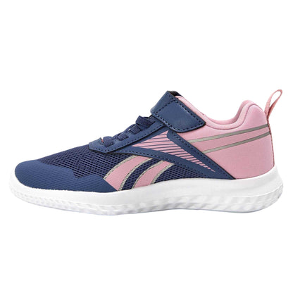 Twilight Purple - Back - Reebok Childrens-Kids Rush Runner 5 Elastic Trainers